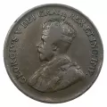 1929 HIGH 9 Canadian 1-Cent Small Penny Coin-F grade
