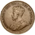 1931 Canadian 1-Cent Small Penny Coin (VF)