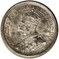 1917 Canadian 5-Cent Small Silver Coin (VF)