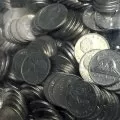 1960-1981 Canadian 5-Cent Beaver 100% Nickel 5 lb (2.3 kg) Bulk Circulated Coin Lot 