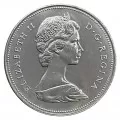 1975 Canadian 50-Cent Coat of Arms Half Dollar Coin Lot of 100pcs (Circulated)