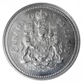 1977 Canadian 50-Cent Coat of Arms Half Dollar Coin Lot of 100pcs (Circulated)