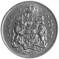 1978 Canadian 50-Cent Coat of Arms Half Dollar Coin Lot of 100pcs (Circulated)