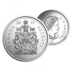 2017 Canadian 50-Cent Coat of Arms Circulation Coin (Brilliant Uncirculated)