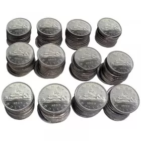 1968 Canadian $1 Voyageur Dollar Coin Lot of 100pcs (Circulated)