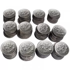 1970 (1870-) Canadian $1 Manitoba Centennial Dollar Coin Lot of 100pcs (Circulated)