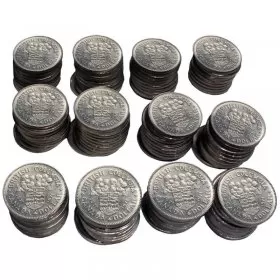 1971 (1871-) Canadian $1 British Columbia Centennial Dollar Coin Lot of 100pcs (Circulated)