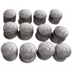 1978 Canadian $1 Voyageur Dollar Coin Lot of 100pcs (Circulated)
