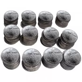 1984 (1534-) Canadian $1 Jacques Cartier 450th Anniv Dollar Coin Lot of 100pcs (Circulated)