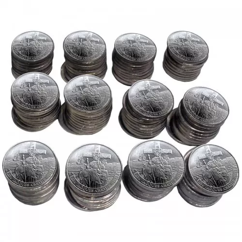1984 (1534-) Canadian $1 Jacques Cartier 450th Anniv Dollar Coin Lot of 100pcs (Circulated)