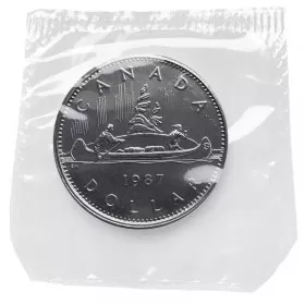 1987 Canadian $1 Voyageur Dollar Coin (Proof Like)