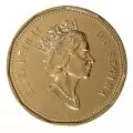 1999 Canadian $1 Common Loon Dollar Proof-like (PL) Coin