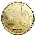2017 (1867-) Canadian $1 Connecting A Nation 150th Anniv Loonie Dollar from mint sets