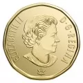 2017 (1867-) Canadian $1 Connecting A Nation 150th Anniv Loonie Dollar from mint sets