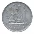 1949 Canadian $1 Newfoundland Commemorative Silver Dollar Coin (VF or better)