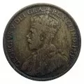 1917-C Newfoundland 1-Cent Large Penny Coin (F+)