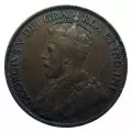 1919-C Newfoundland 1-Cent Large Penny Coin (F+)