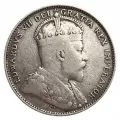 1904-H Newfoundland 20-Cent Piece Silver Coin-VG+ grade