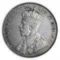 1912 Newfoundland 20-Cent Piece Silver Coin-F grade