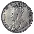 1911 Newfoundland 50-Cent Half Dollar Silver Coin (VG or better)