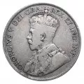 1917-C Newfoundland 50-Cent Half Dollar Silver Coin (VG or better)