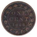 1888 Canadian 1-Cent Large Penny Coin 5pc Lot-G-VG grade