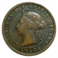 1894 Canadian 1-Cent Large Penny Coin 5pc Lot-G-VG grade