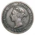 1901 Canadian 1-Cent Large Penny Coin 5pc Lot-AG-VG grade