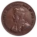 1924 Canadian 1-Cent Small Penny Coin (F)