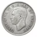 1937 Canadian 25-Cent Caribou Silver Quarter Roll in Coin Tube (Circulated)