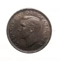 1949 Canadian 1-Cent Maple Leaf Twig Penny Coin Roll (Circulated)