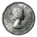 1956 Canadian 5-Cent Beaver Nickel Coin (Brilliant Uncirculated)