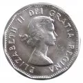 1960 Canadian 5-Cent Beaver Nickel Coin (Brilliant Uncirculated)