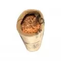 1963 Canadian 1-Cent Maple Leaf Twig Penny Original Coin Roll