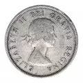 1963 Canadian 25-Cent Caribou Silver Quarter Coin (Circulated)