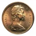 1965 Canadian 1-Cent Maple Leaf Twig Penny Original Coin Roll