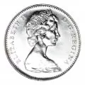 1966 Canadian 5-Cent Beaver Nickel Coin (Brilliant Uncirculated)