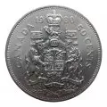 1980 Canadian 50-Cent Coat of Arms Half Dollar Original Coin Roll