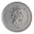 1990 Canadian 25-Cent Caribou Quarter Coin (Brilliant Uncirculated)