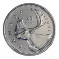1991 Canadian 25-Cent Caribou Quarter Original Coin Roll