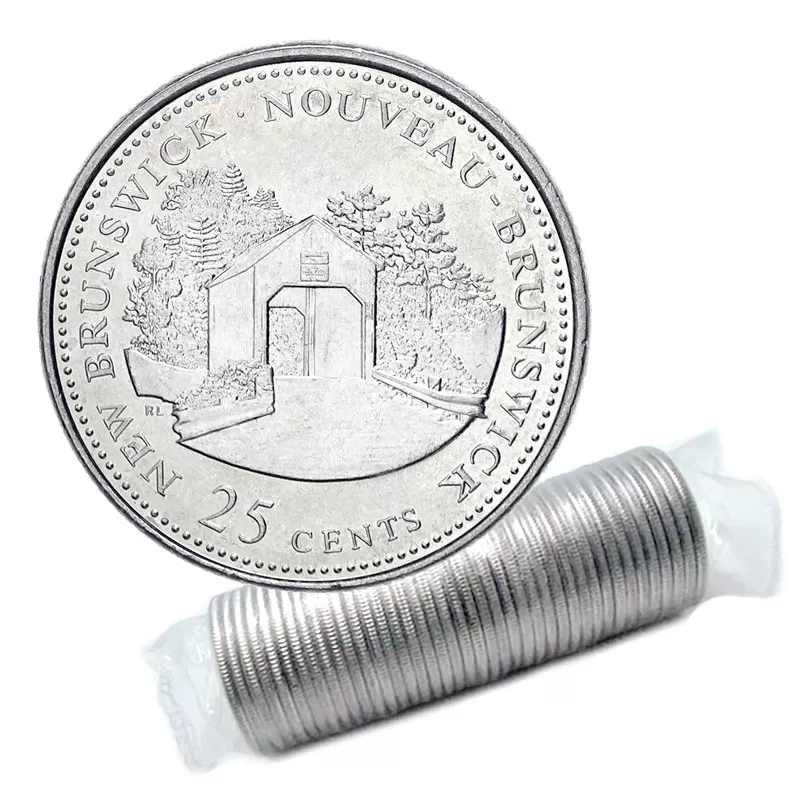 1992 (1867-) Canadian 25-Cent New Brunswick Confederation 125th