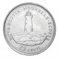 1992 (1867-) Canadian 25-Cent Nova Scotia Confederation 125th Anniv/Provincial Quarter Original Coin Roll