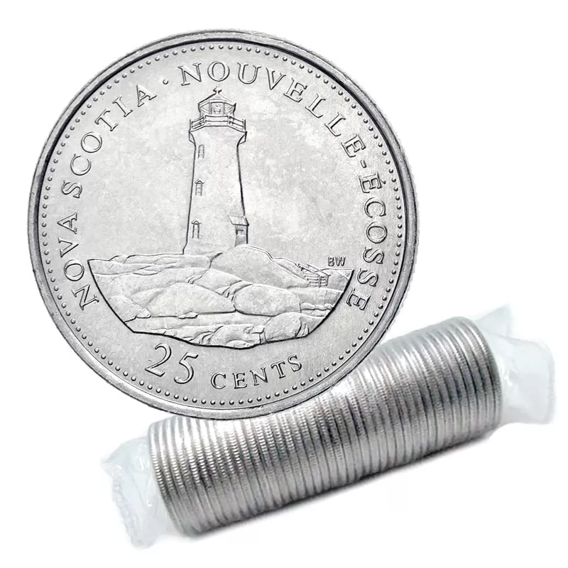 1992 (1867-) Canadian 25-Cent Nova Scotia Confederation 125th