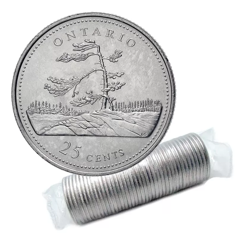 1992 (1867-) Canadian 25-Cent Ontario Confederation 125th Anniv