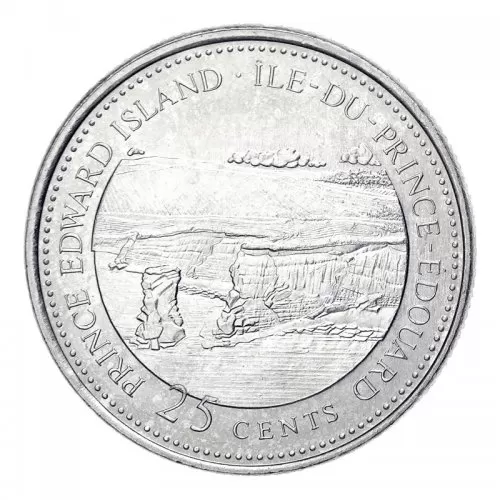 1992 (1867-) Canadian 25-Cent Prince Edward Island Confederation 125th Anniv/Provincial Quarter Coin (Brilliant Uncirculated)