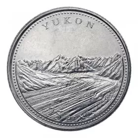 1992 (1867-) Canadian 25-Cent Yukon Confederation 125th Anniv/Provincial Quarter Coin (Brilliant Uncirculated)