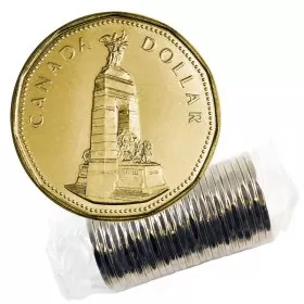 1994 Canadian $1 Remembrance/National War Memorial Loonie Dollar Original Coin Roll