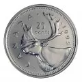 1995 Canadian 25-Cent Caribou Quarter Original Coin Roll