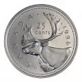 1996 Canadian 25-Cent Caribou Quarter Original Coin Roll