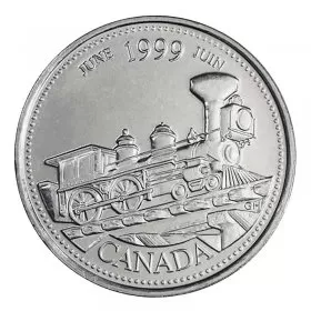 1999 Canadian 25-Cent June: From Coast to Coast Millennium Quarter Coin (Brilliant Uncirculated)